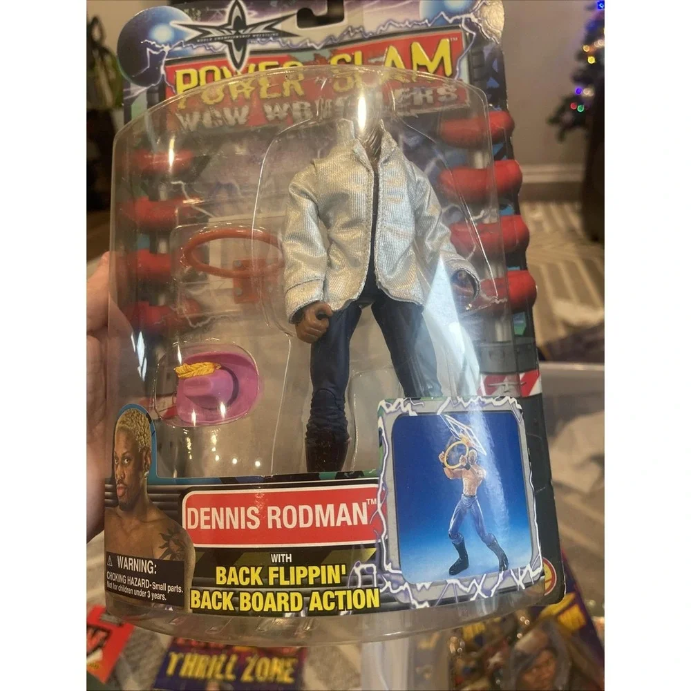 WCW‎ Power Slam DENNIS RODMAN Wrestling Back Flippin' Wrestlers 2000 Toybiz